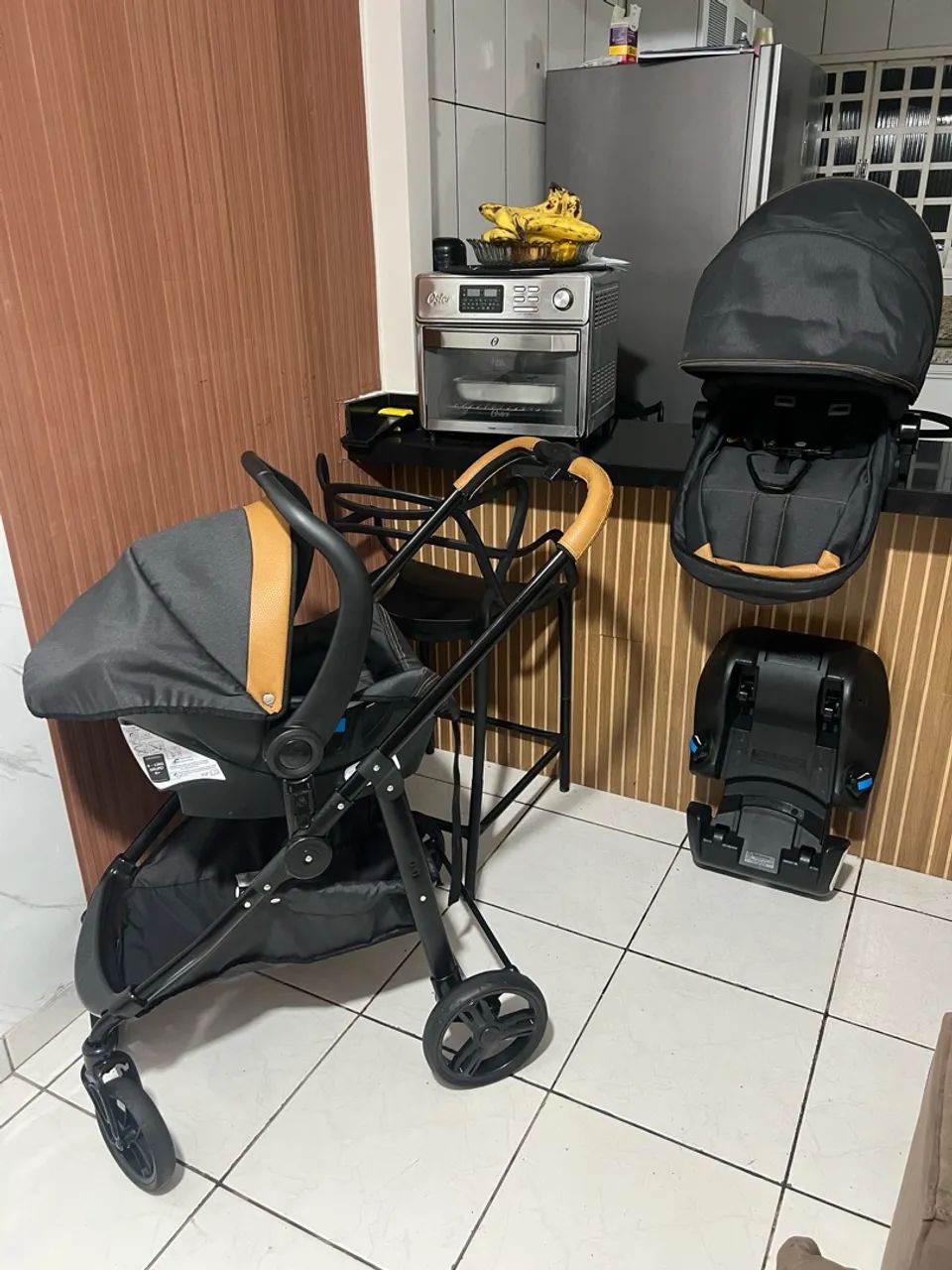Carrinho com bebê Conf e base Olympos  - Foto 4