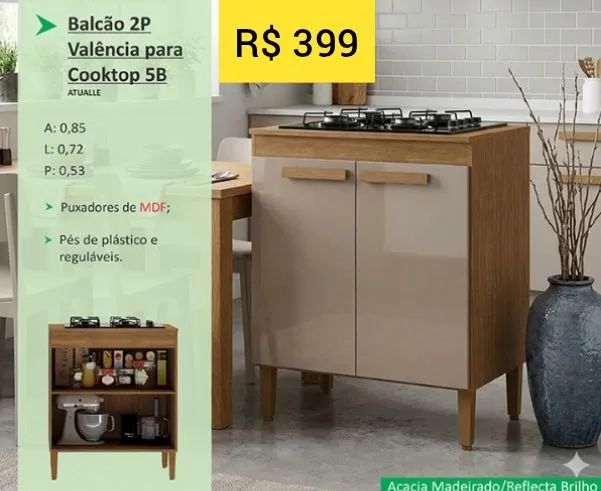 Balcão de cozinha  - Foto 2
