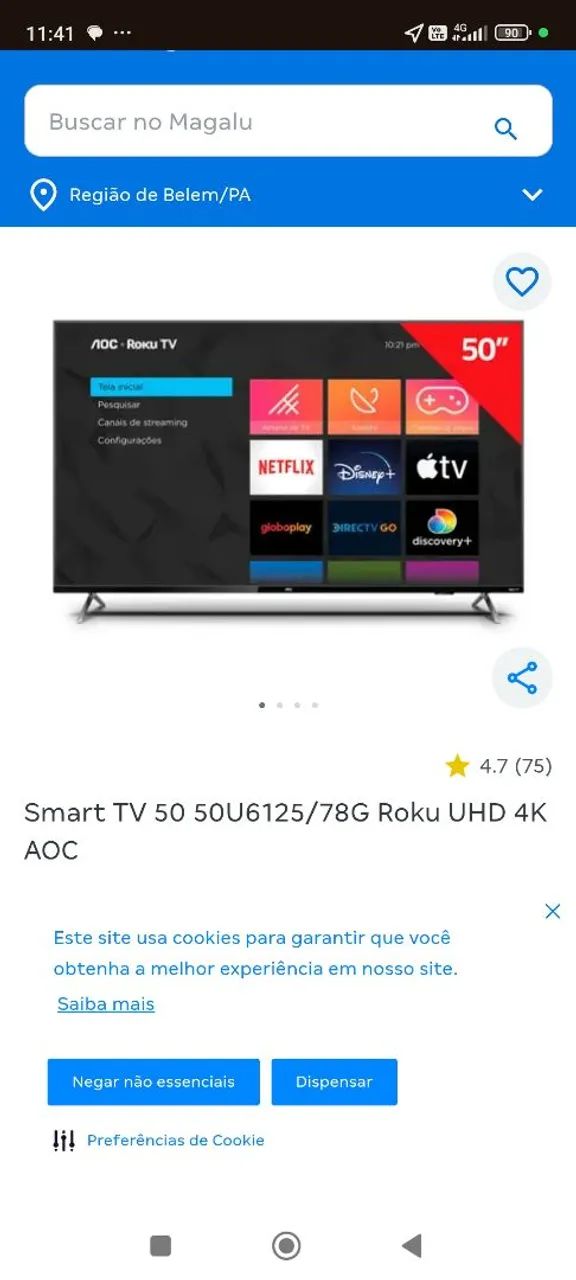 Tv AOC 50 polegadas  - Foto 2