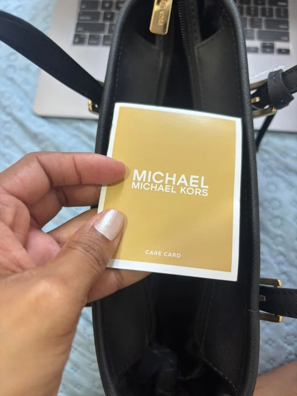 Bolsa MICHAEL KORS tote jet set logo pequena - Foto 3
