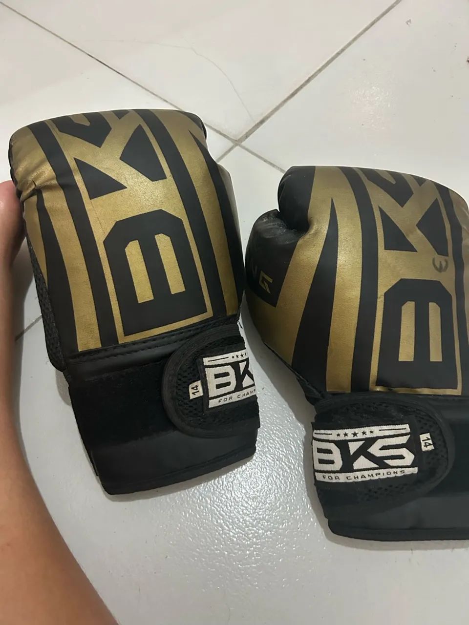 Luvas de boxe BKS 14 onças  - Foto 5