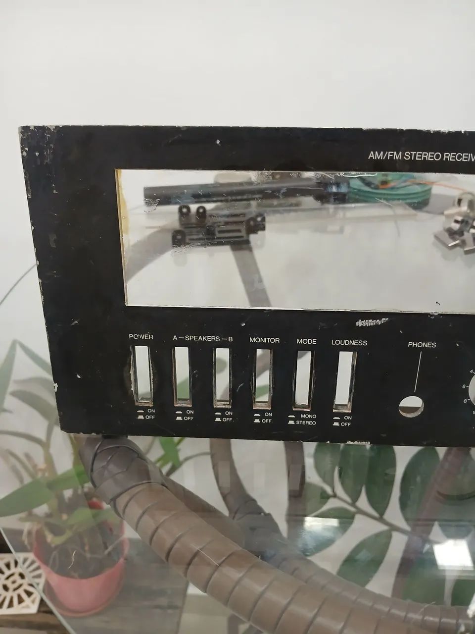 Painel frontal Receiver Gradiente S96 para restauro  - Foto 5