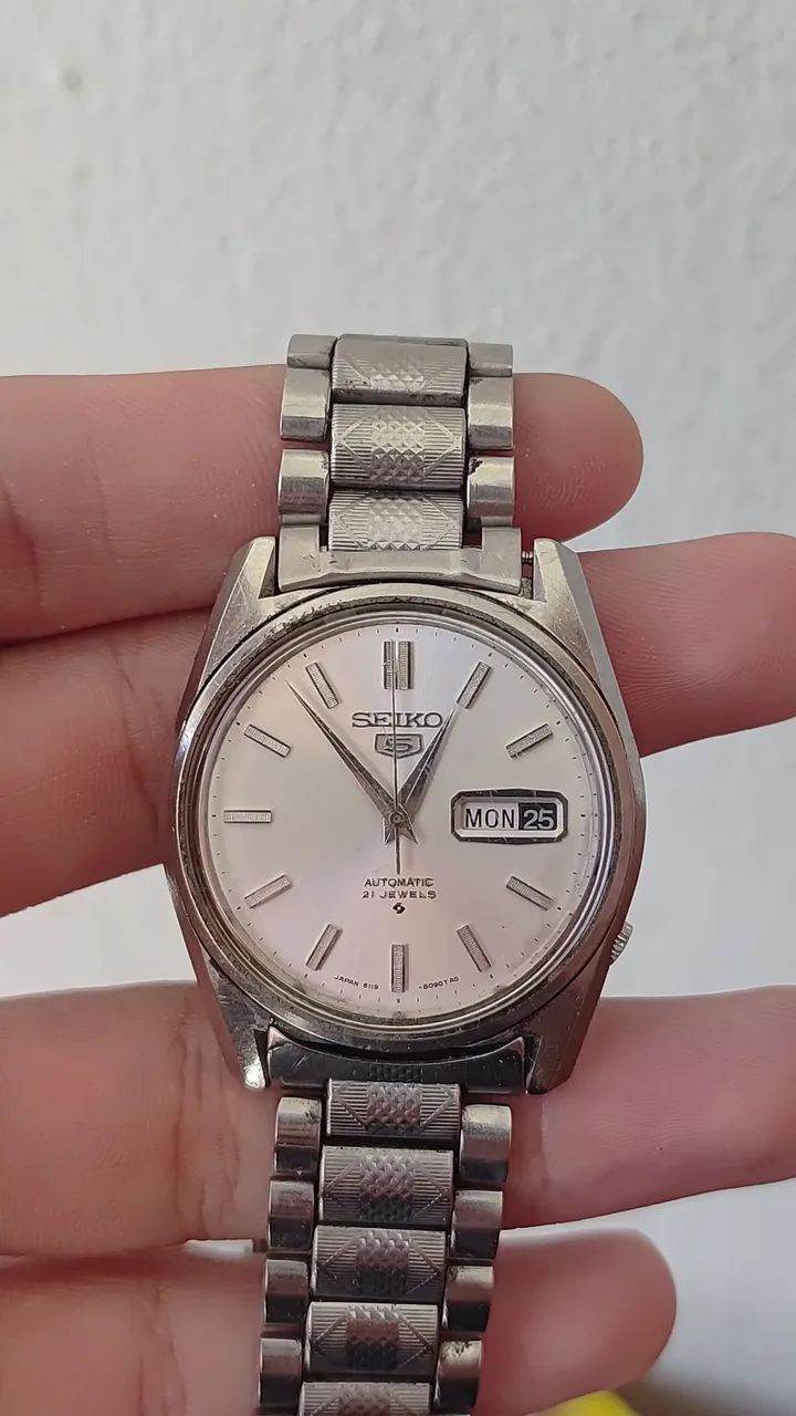 Relógio Seiko 6119 automático revisado - Acessórios - Vila