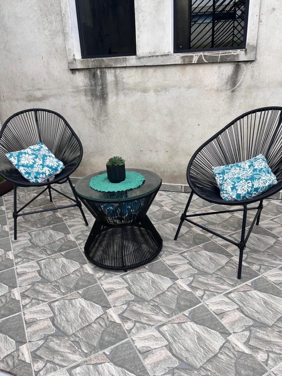 Poltronas e mesa de centro para o jardim  - Foto 2