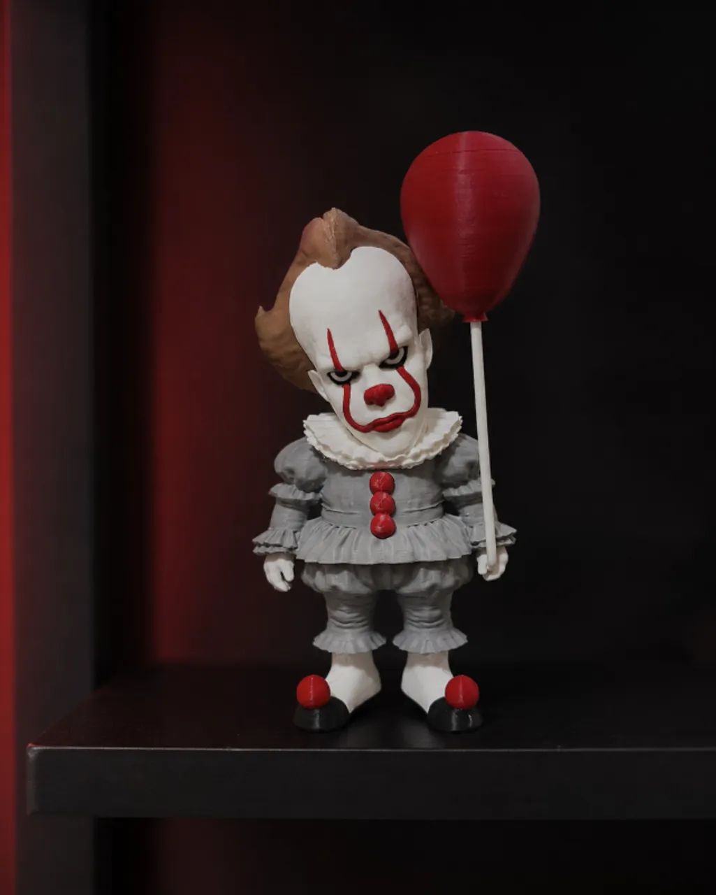 Miniatura Pennywise 13cm em PLA ? presente para quem não teme balões