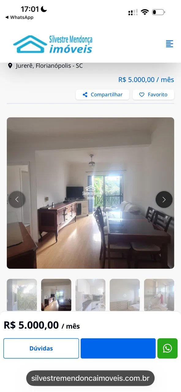 Excelente apartamento para locação anual em Jurerê  - Foto 3
