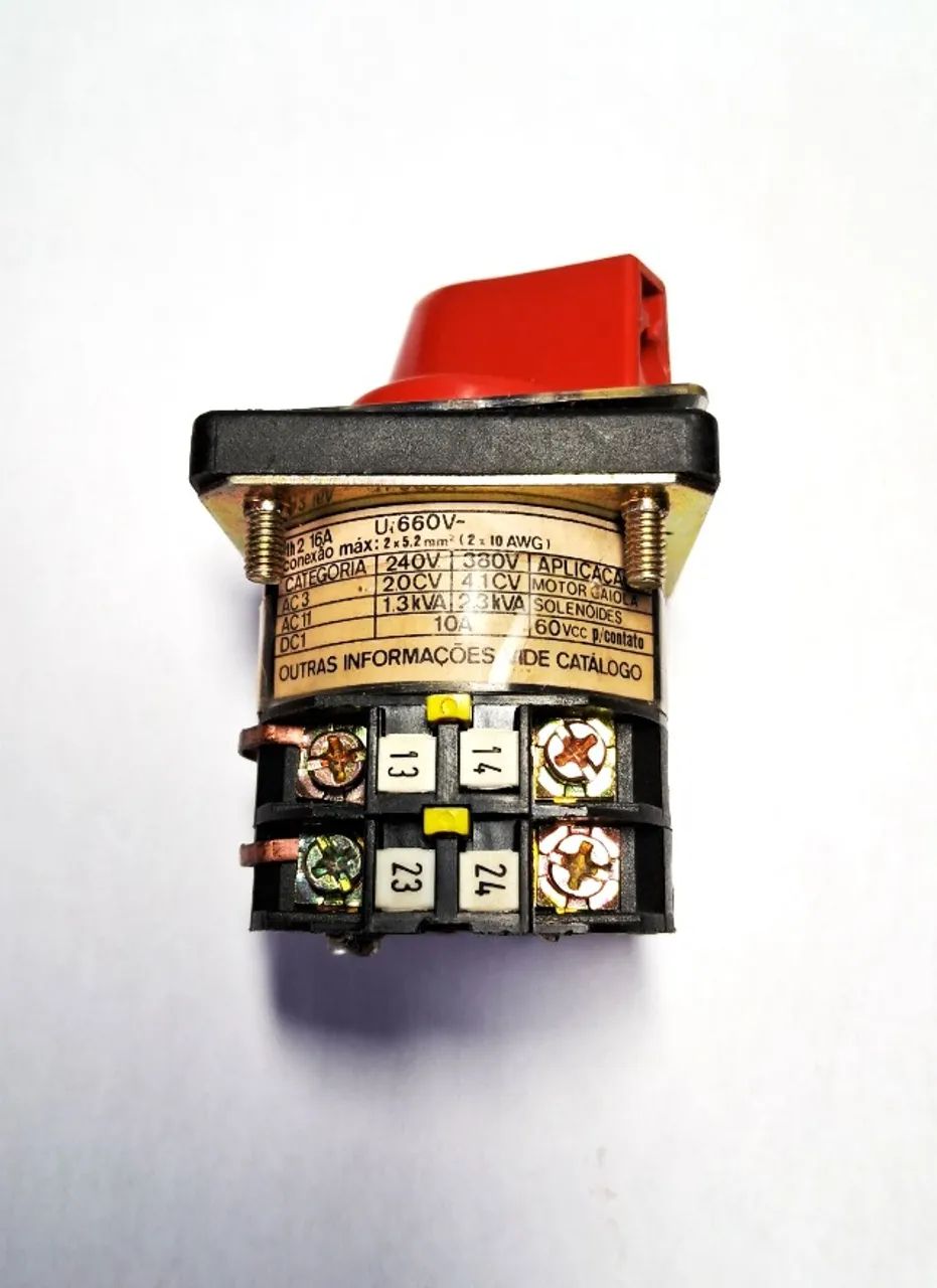 Chave Comutadora Rotativa CR 16 P -16 A - Westhinghouse - Foto 3