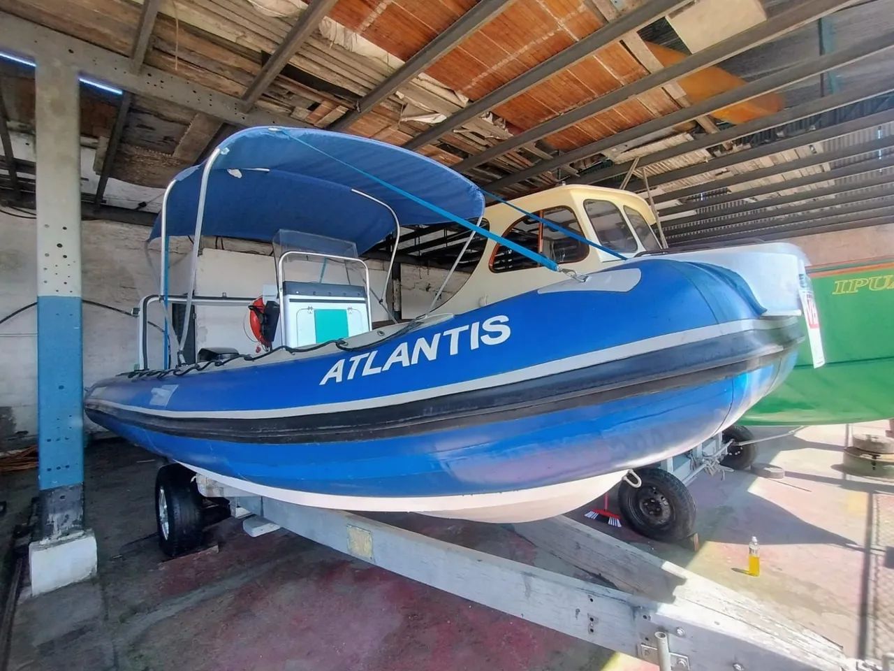 Lindo bote SR 550 bom estado com motor 115 hp - Foto 4