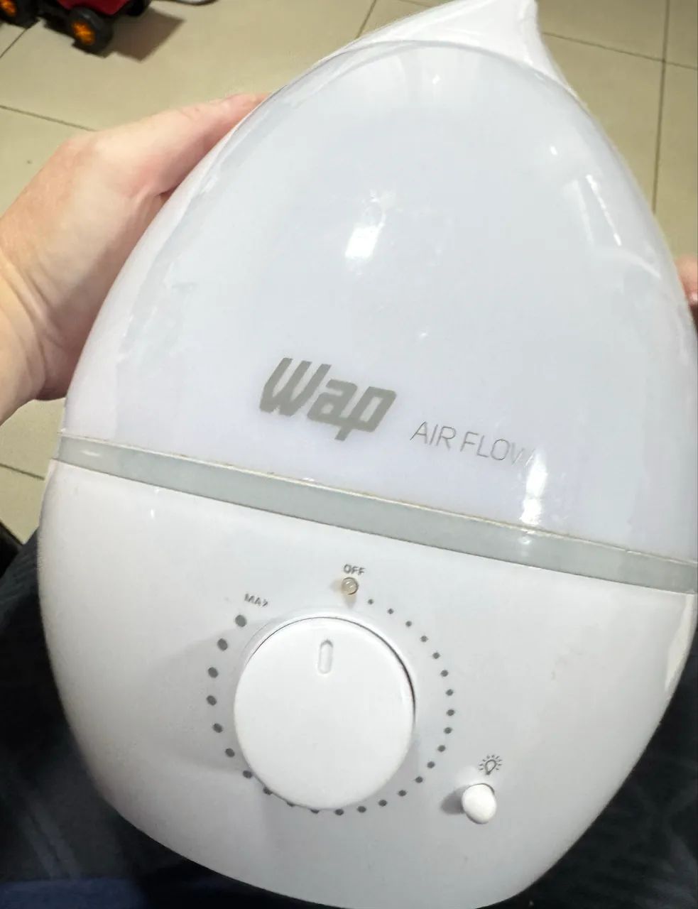 Umidificador de ar com luz 
