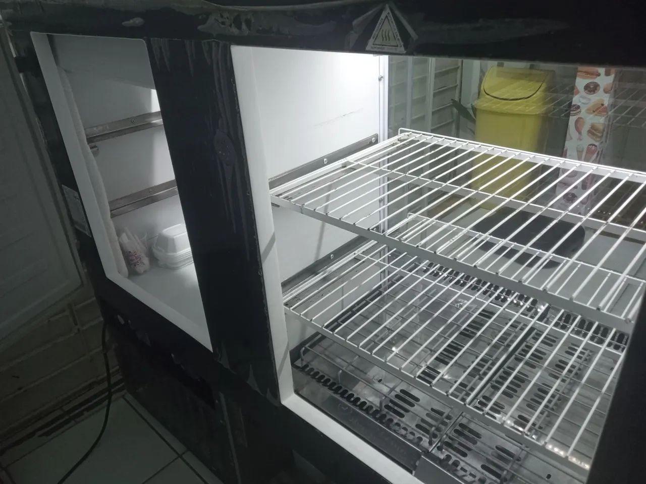 Vitrine quente e frio gelopar 