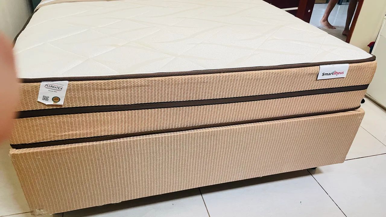 Cama base + colchão  - Foto 2