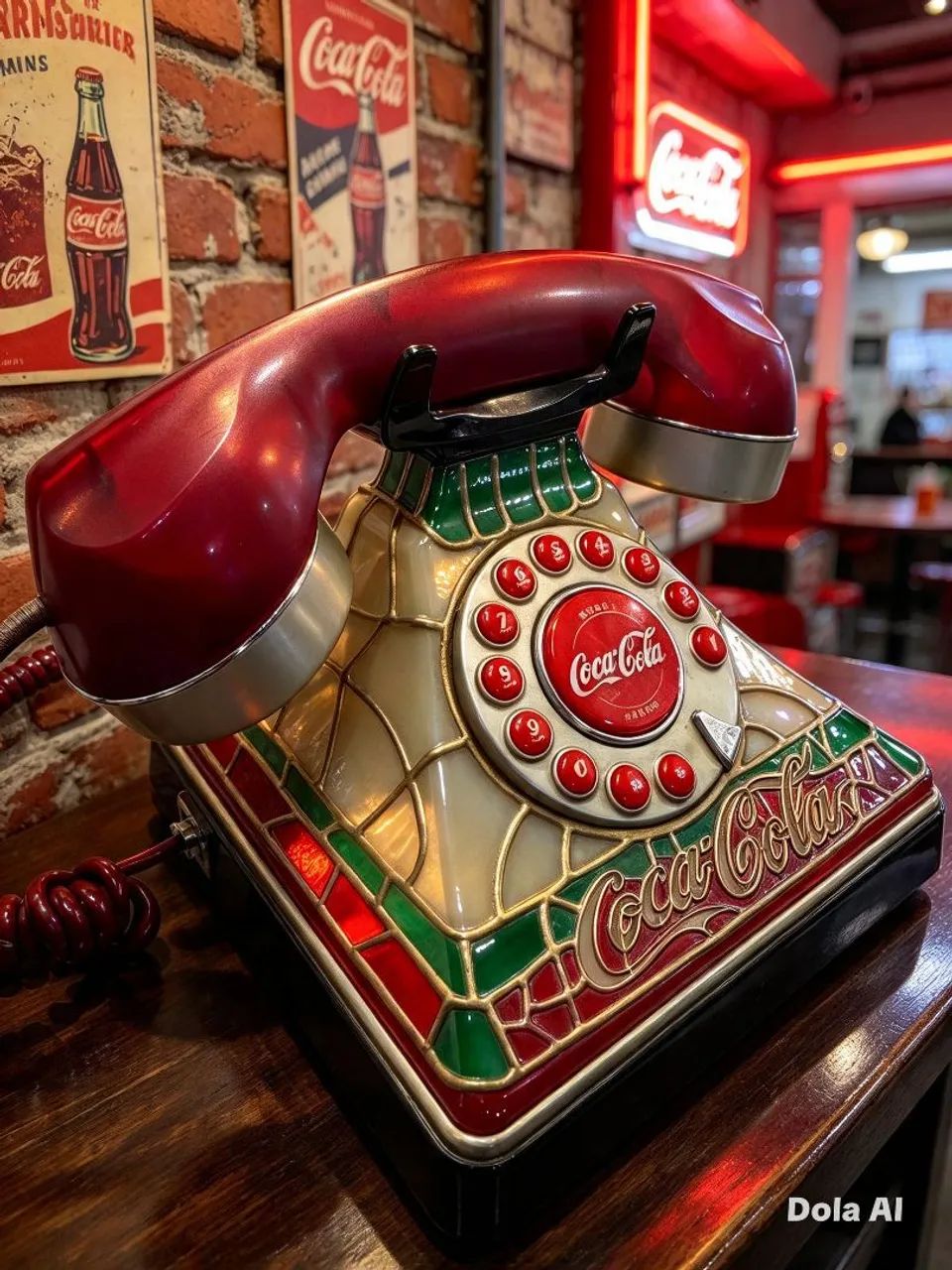 Telefone vidral coca cola  ano 2001