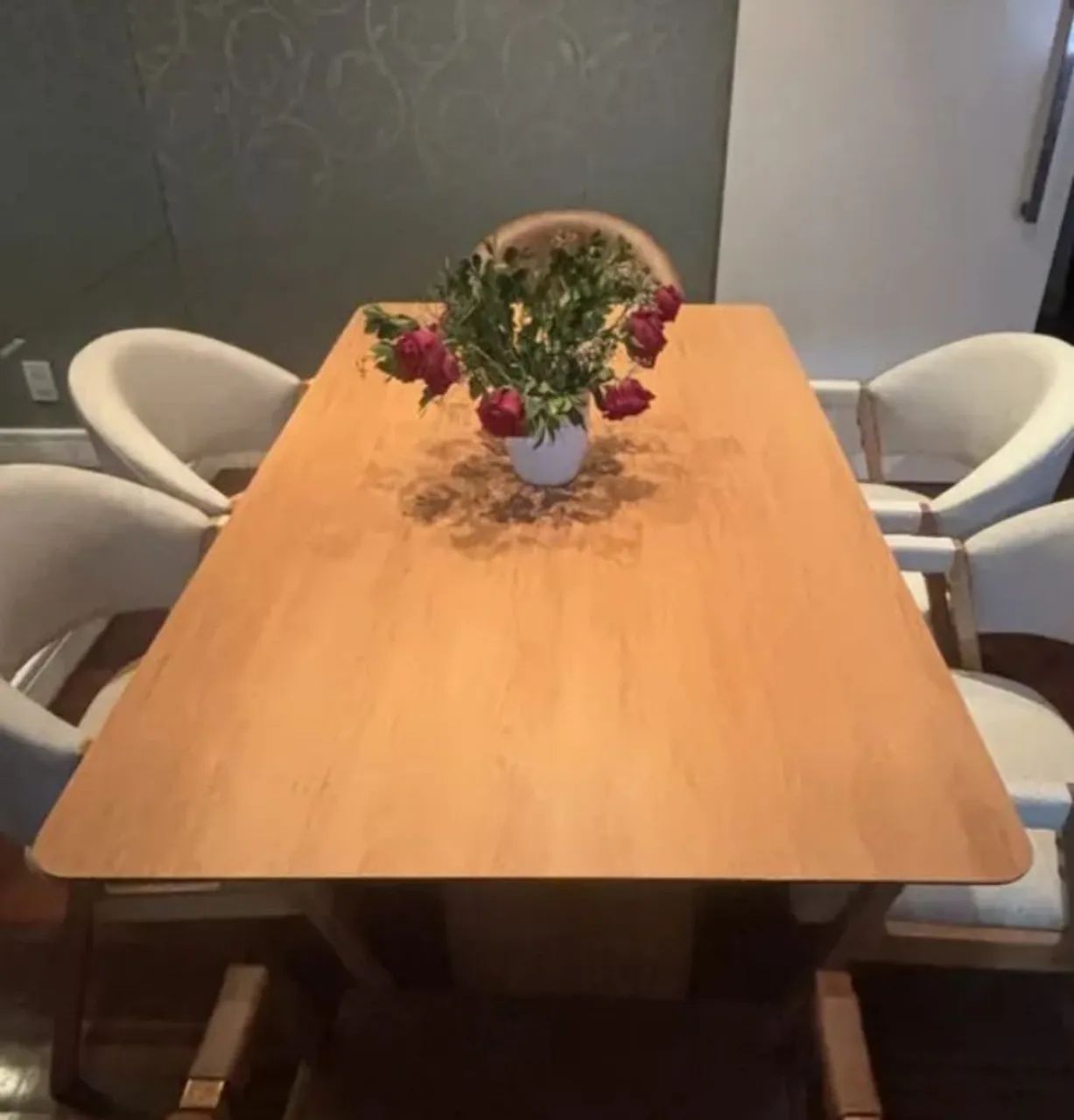Mesa De Jantar Retangular 6 Lugares 160 X 90 - Base Ripada - Foto 2