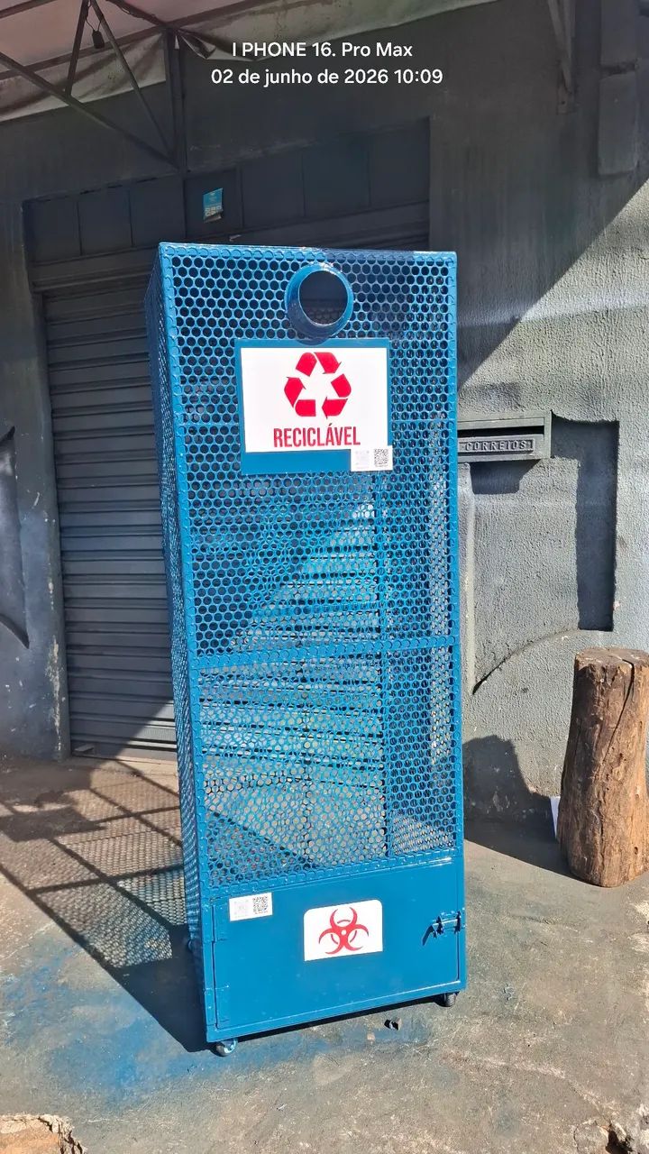 Porta latinha  170x65x55. Todo na chapa moeda  - Foto 4