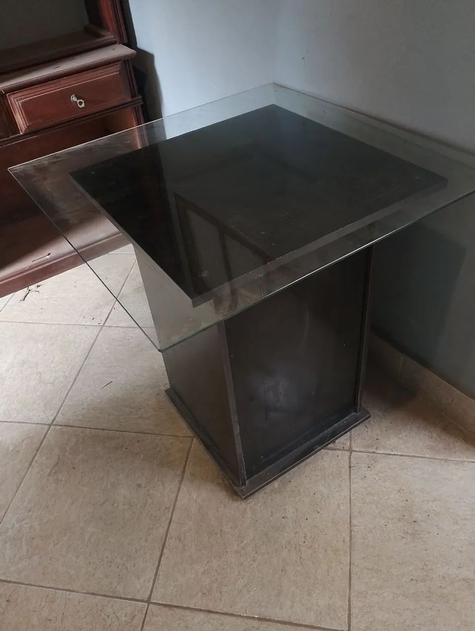 Mesa MDF com tampo de vidro  - Foto 5