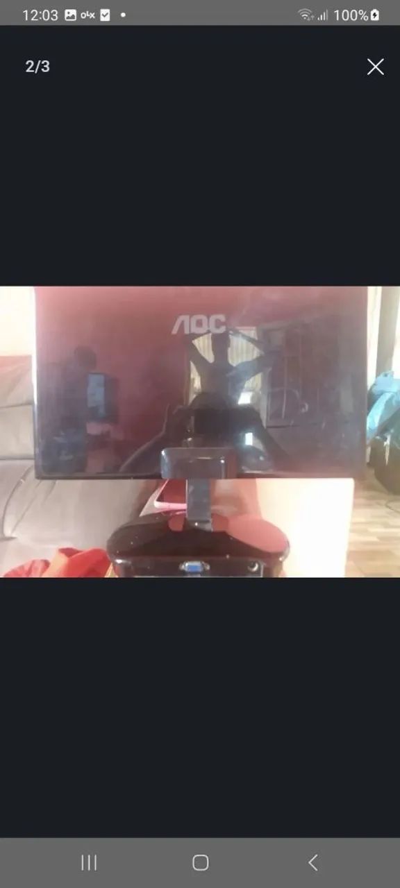 Monitor AOC pra vender hj  - Foto 2