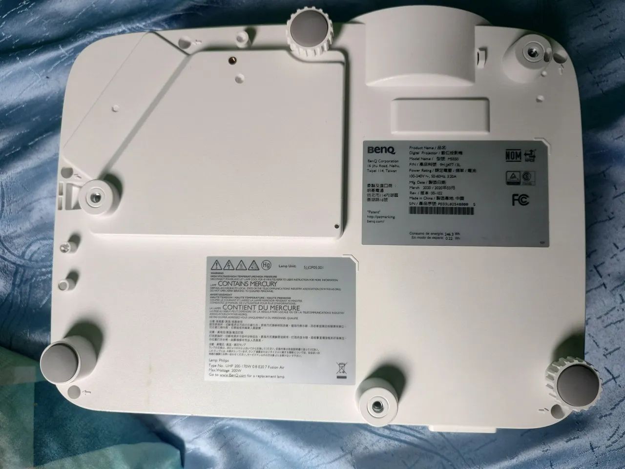 ? PROJETOR BENQ MS550 - 3600 LUMENS | IMAGEM FORTE E NÍTIDA ? - Foto 4