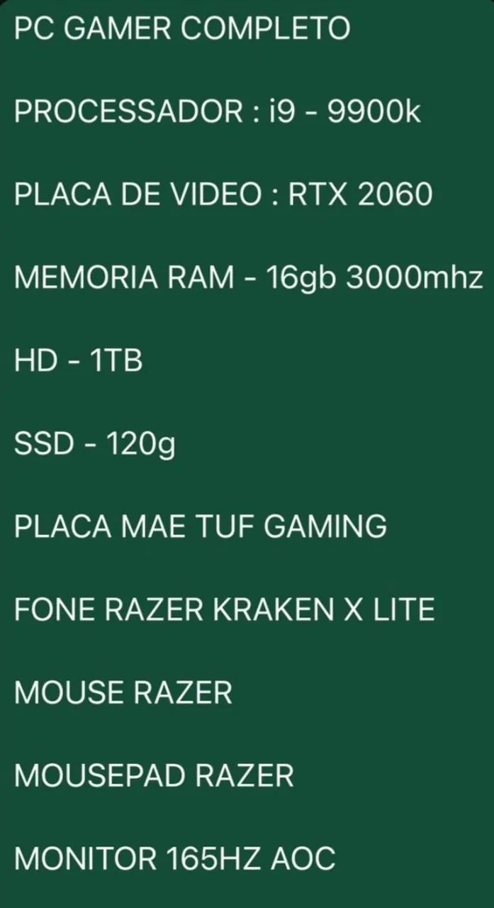 Pc gamer completo 