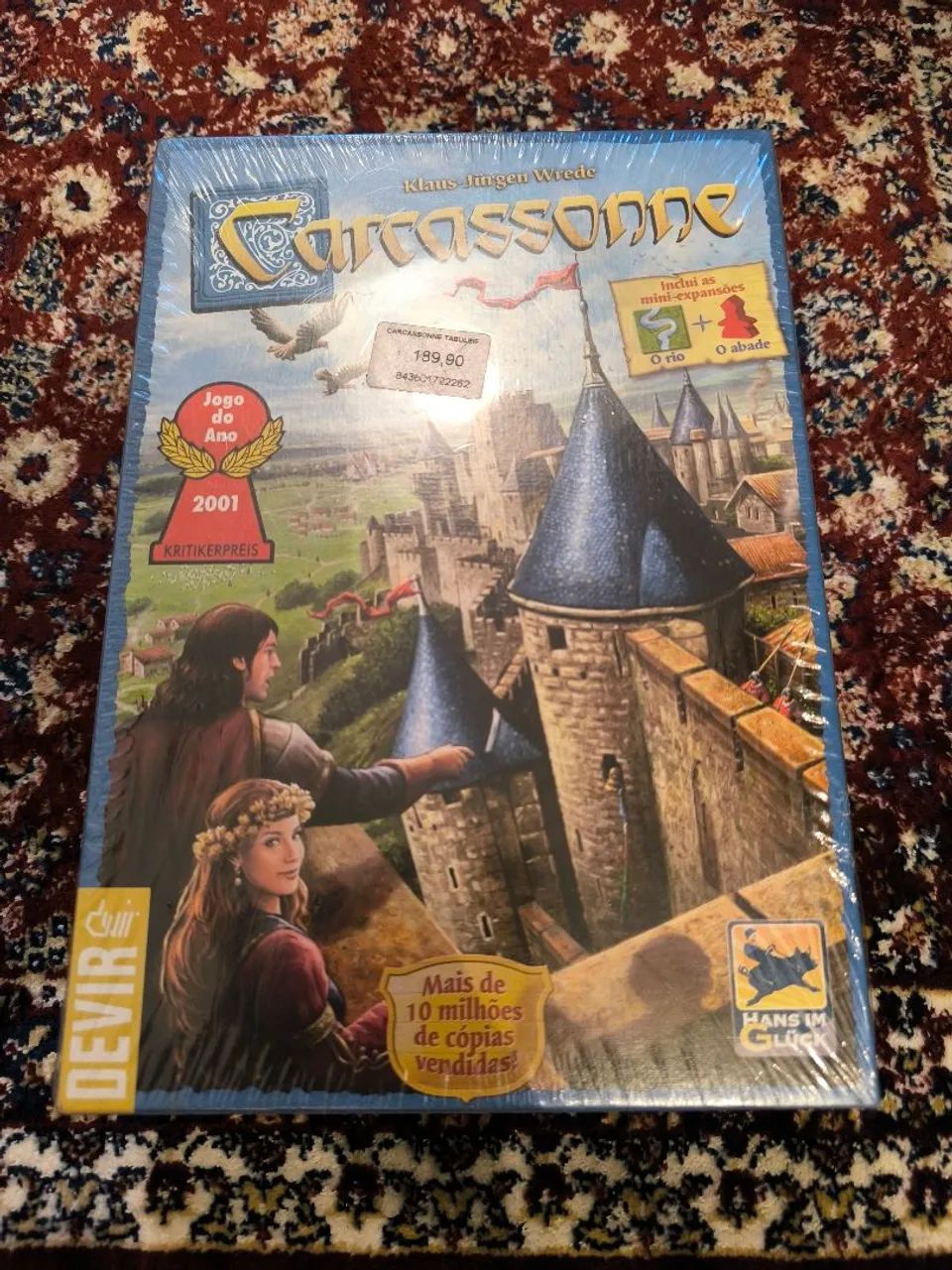 [LACRADO] Carcassonne (2ª Edição) - Editora Devir (Com Expansões) - Foto 2