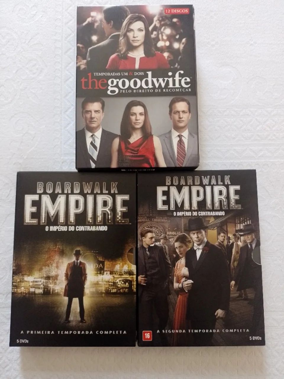  Séries em dvd - The Goodwife e Boardwalk Empire