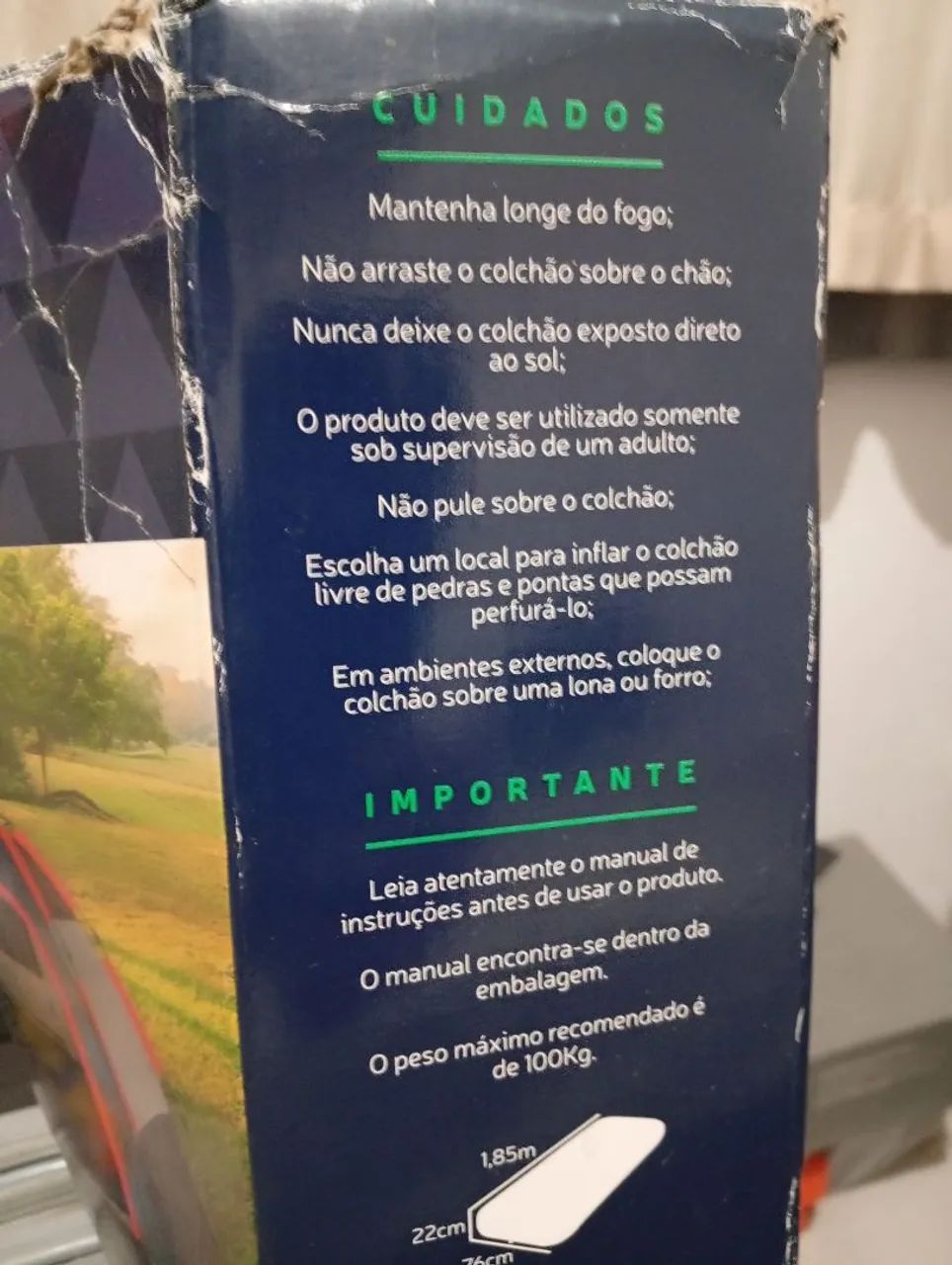 Colchão de inflável - solteiro  - Foto 4