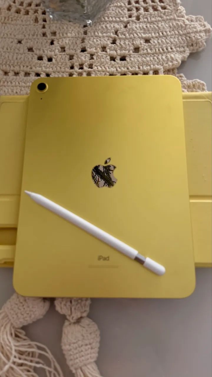 iPad 10ª Geração Amarelo + Apple Pencil USB-C