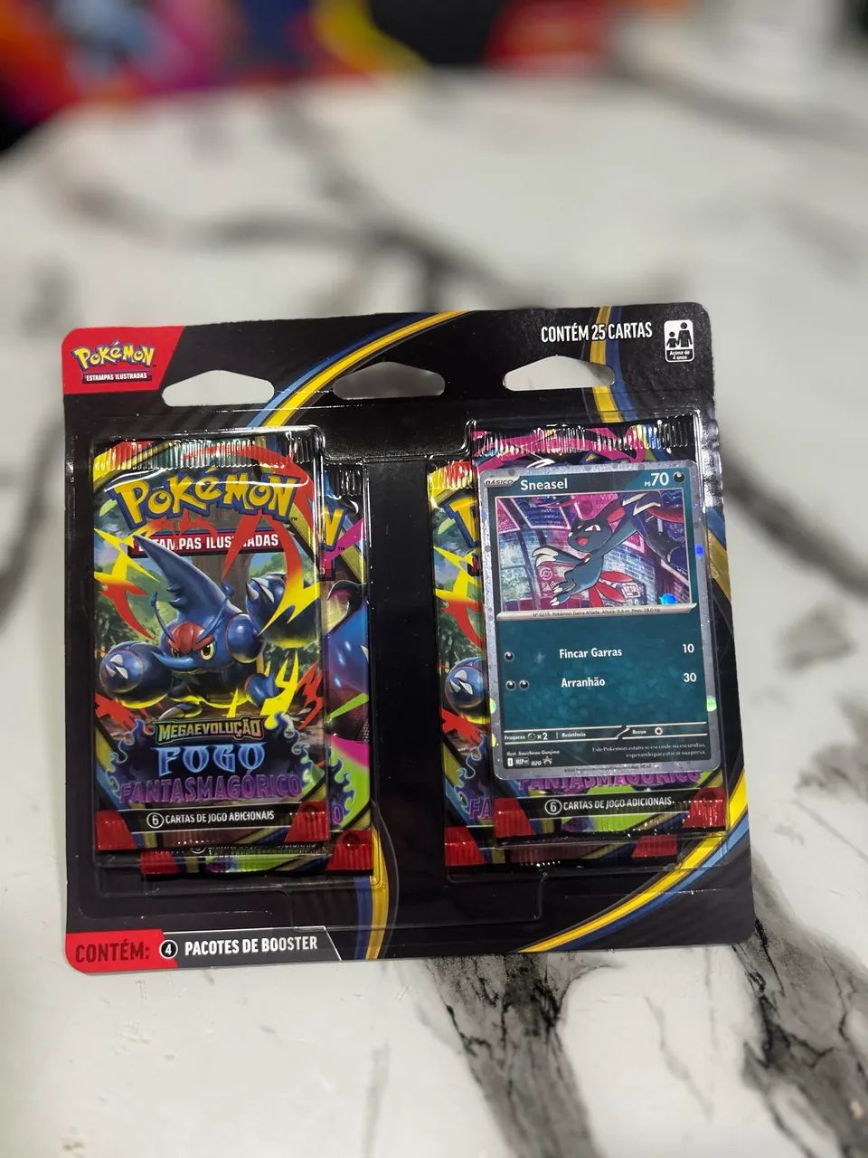 Pokémon Booster Quádruplo fogo fantasmagórico - Hobbies e coleções
