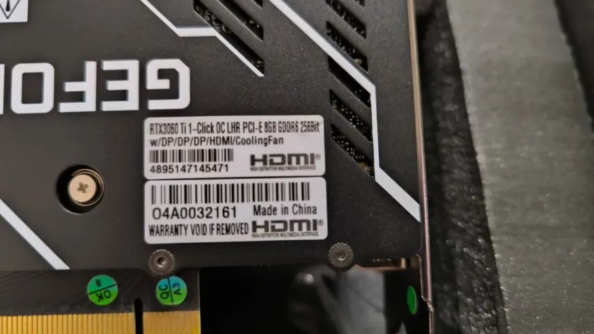 Placa de Vídeo NVIDIA GALAX GeForce RTX 3060 Ti 8GB - Excelente Estado! - Foto 3