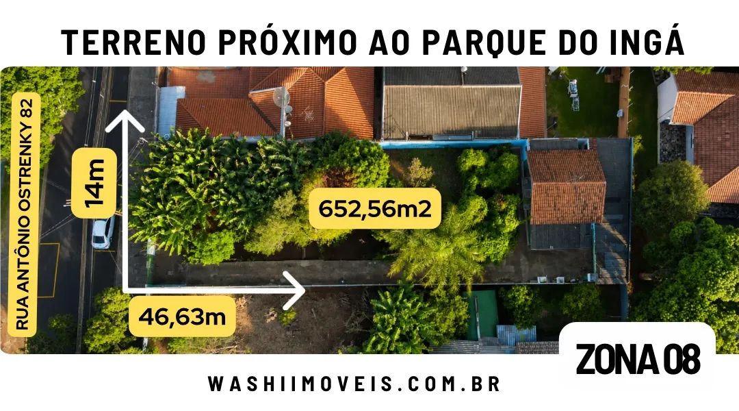 Terreno a 500 metros do Parque do Ingá - Zona 8 - Foto 2