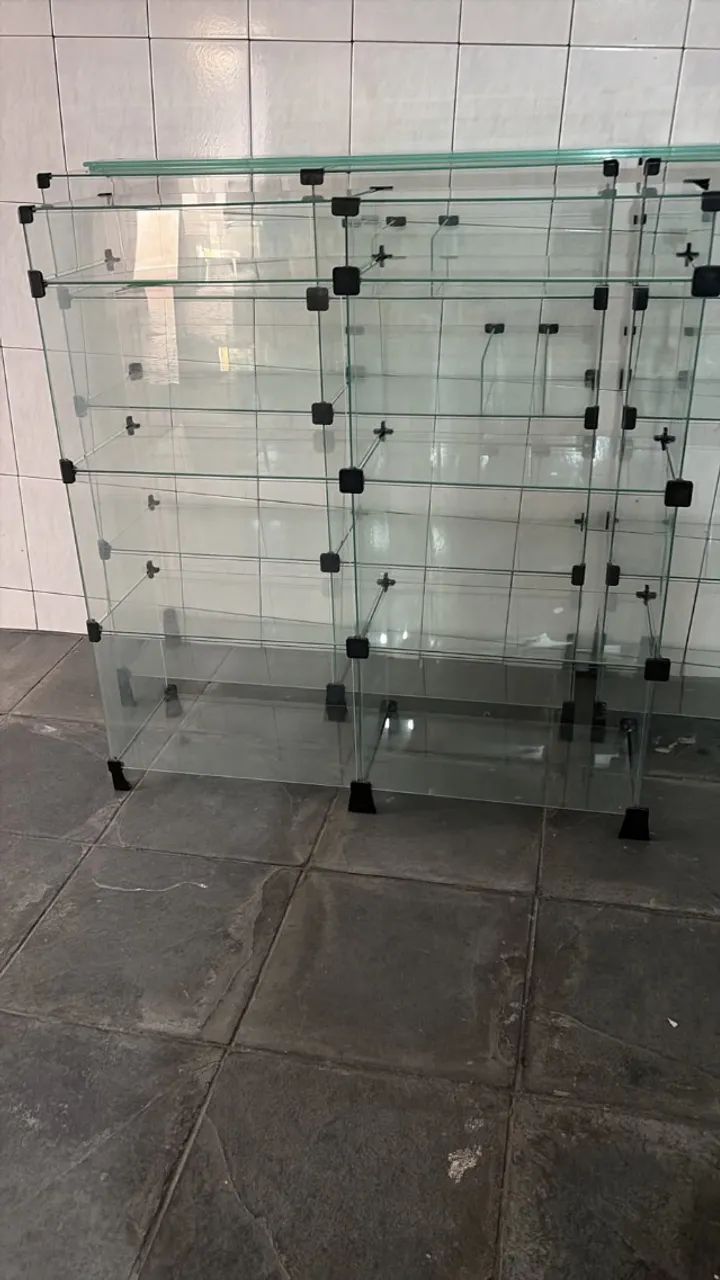 2 unidades Balcão de Vidro - Foto 3