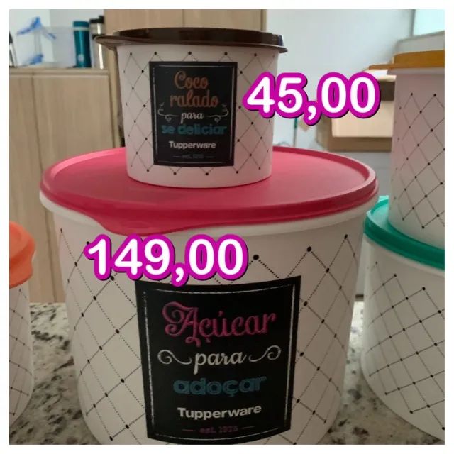 Peças da bistrô tupperware disponivel