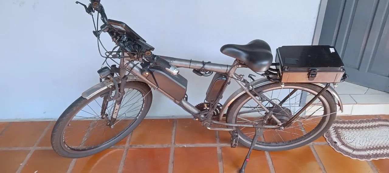 Bike elétrica adaptada aro 26 - Foto 3