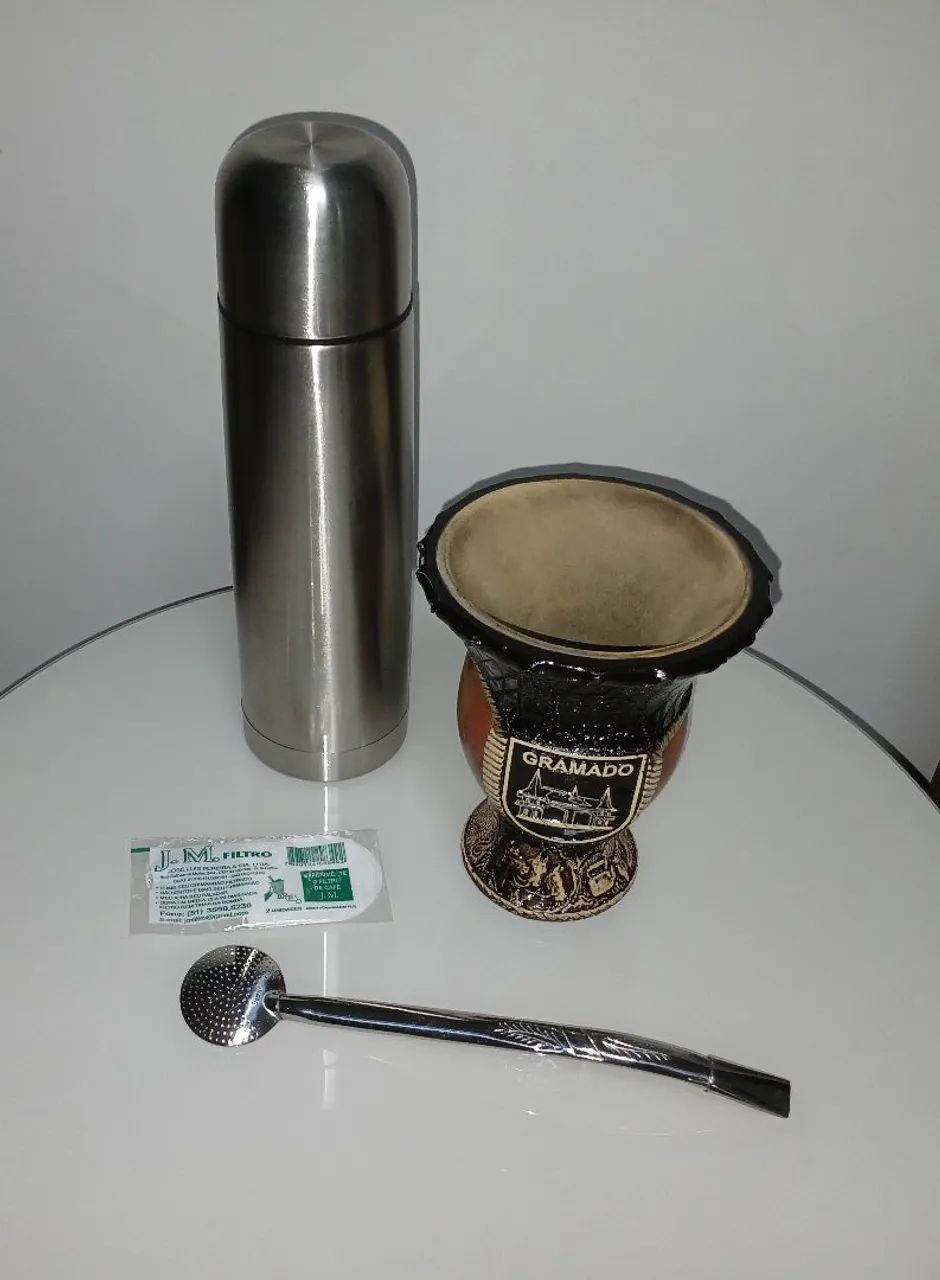 Chimarrão Cuia Bomba e Térmica - Foto 2