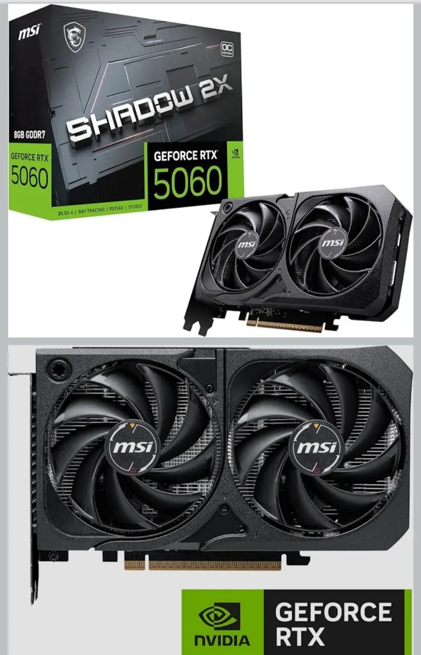 Placa de vídeo msi rtx 5060 shadow 2 oc 8gb - Foto 2