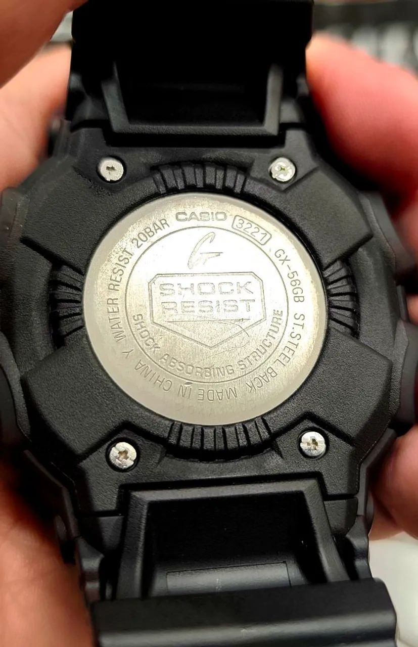 Relógio Casio G-Shock KING GX-56GB-1 RARO - Foto 3