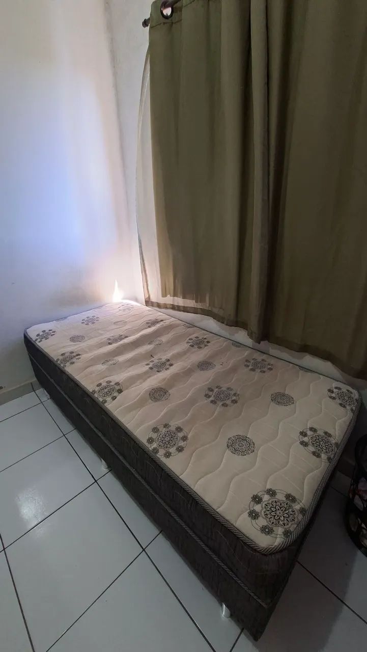 Cama de Solteiro Box Ortobom 