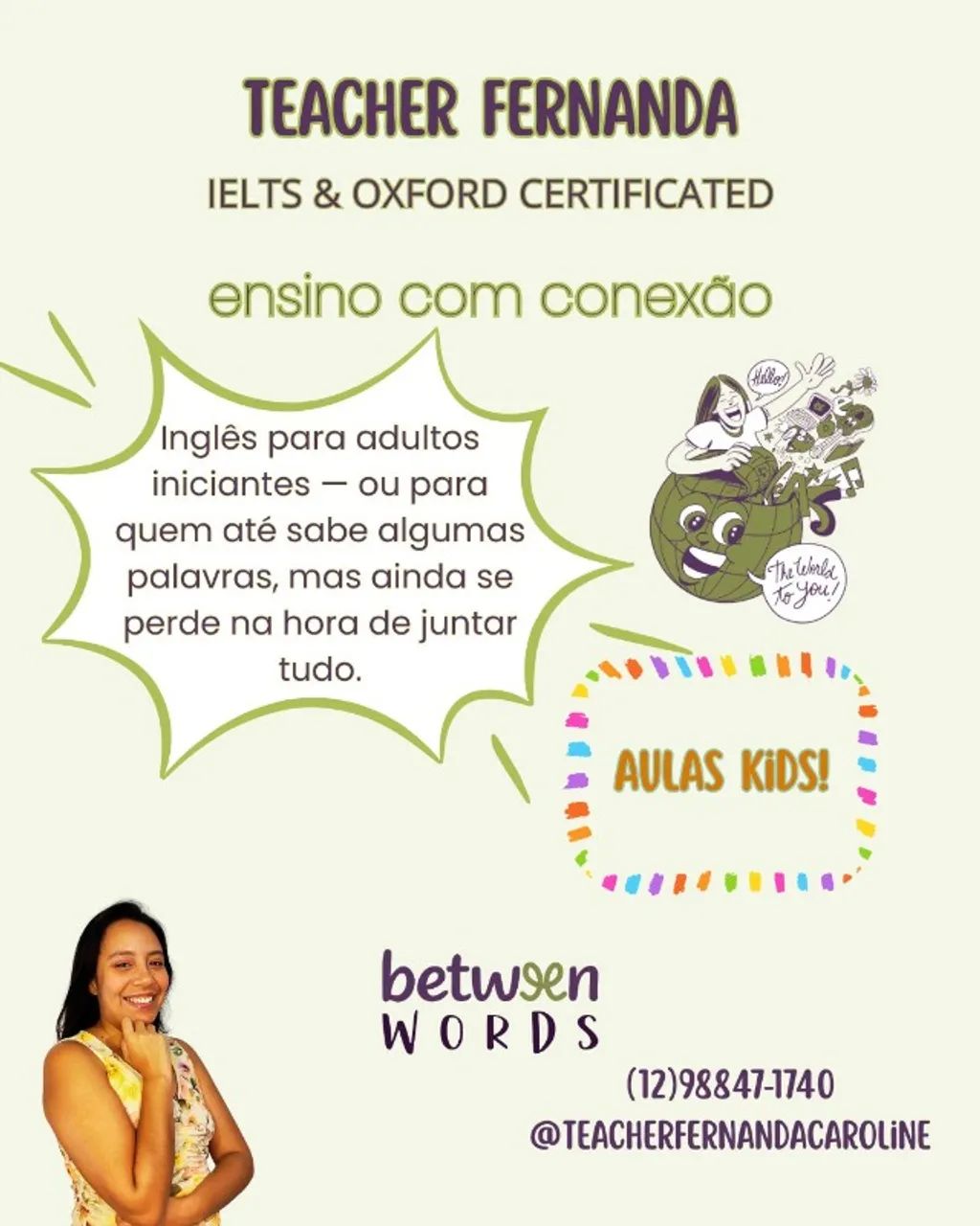 Aulas de Inglês - online 