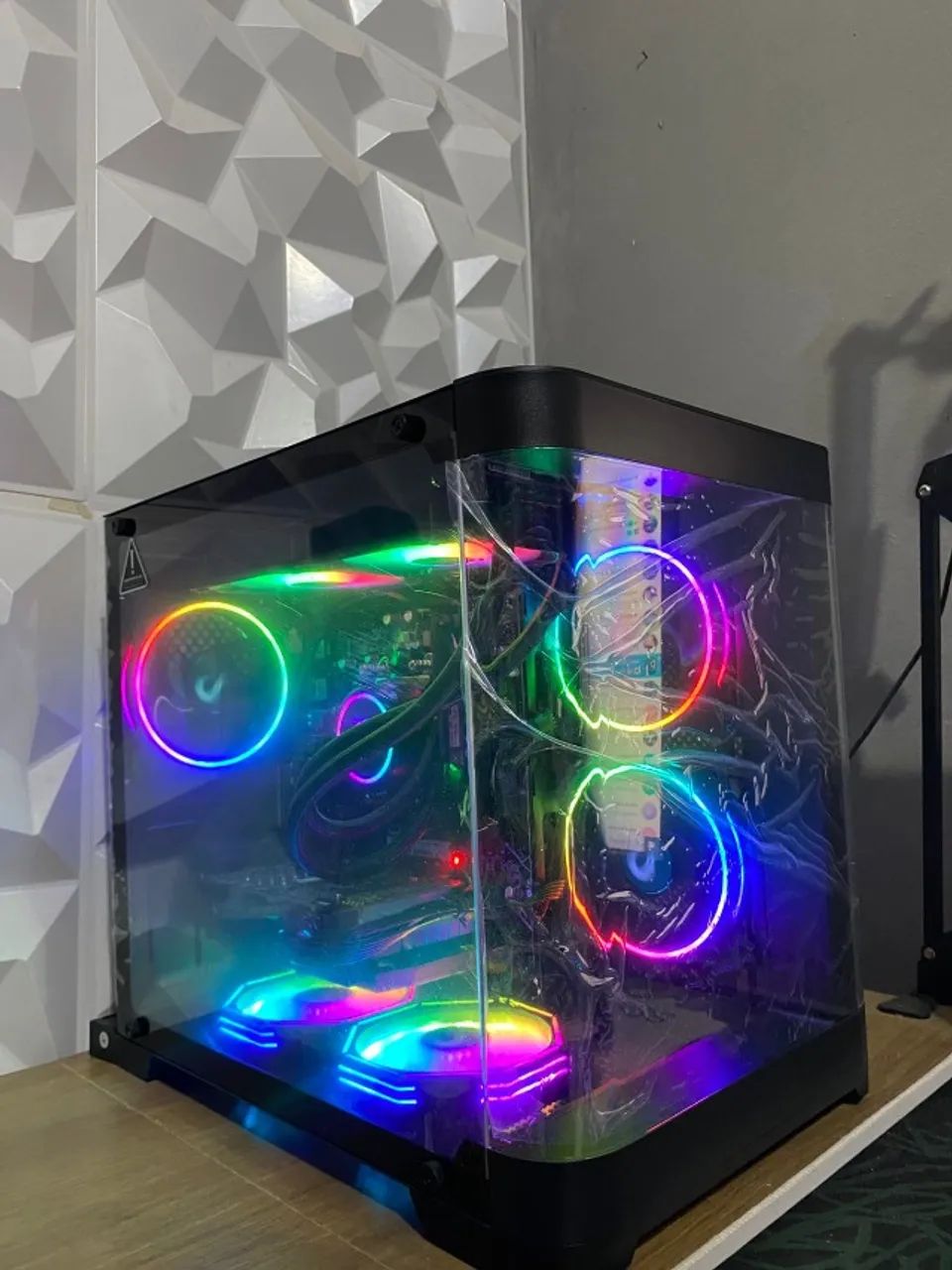 PC Gamer Ryzen 5, RX 6600, Aquário - Foto 2