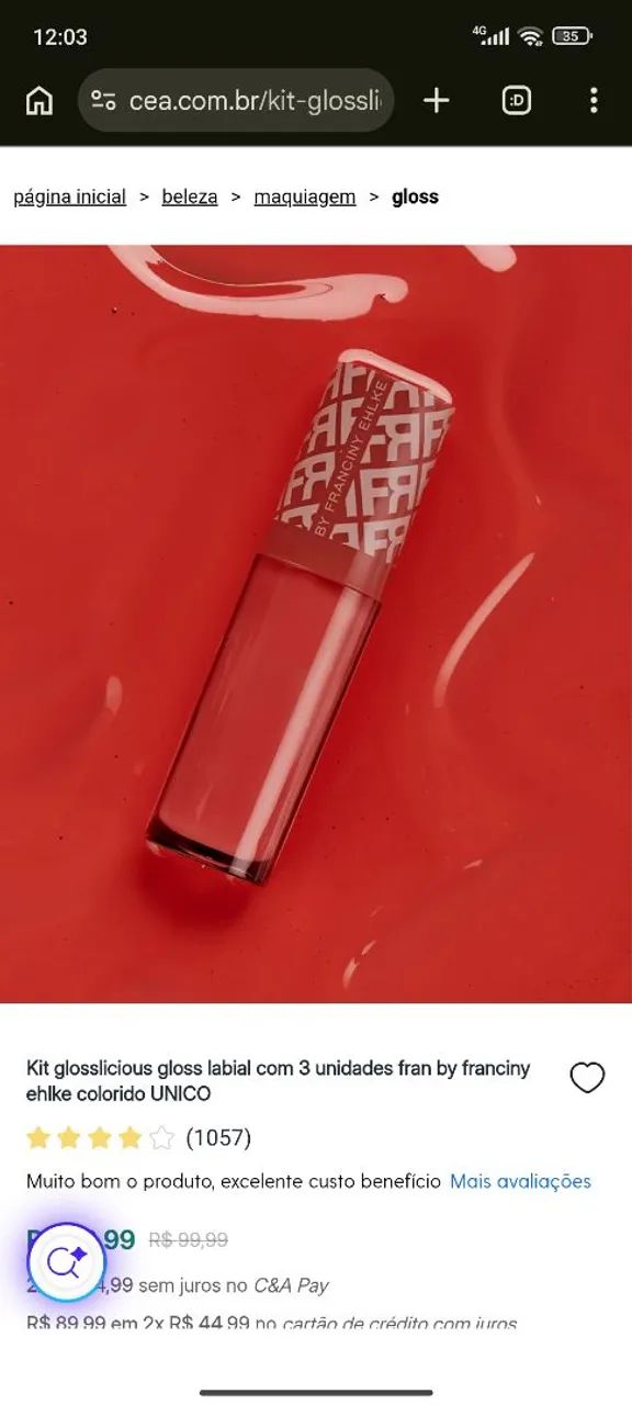 Gloss Franciny original 