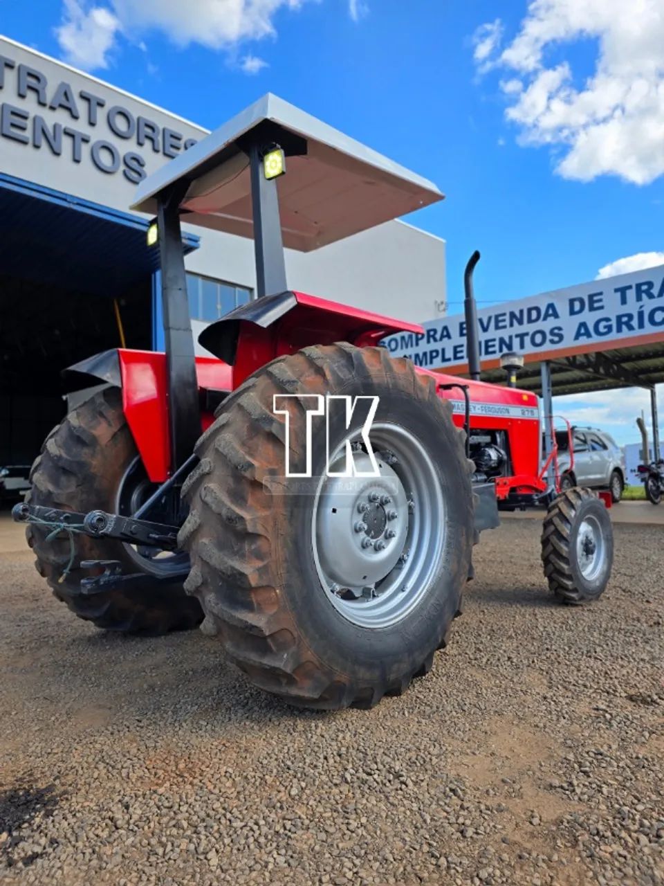 cod. 1400 TRATOR MASSEY FERGUSON 275 ANO 94 COM REDUTOR DE VELOCIDADE - Tk Tratores Nova A - Foto 2
