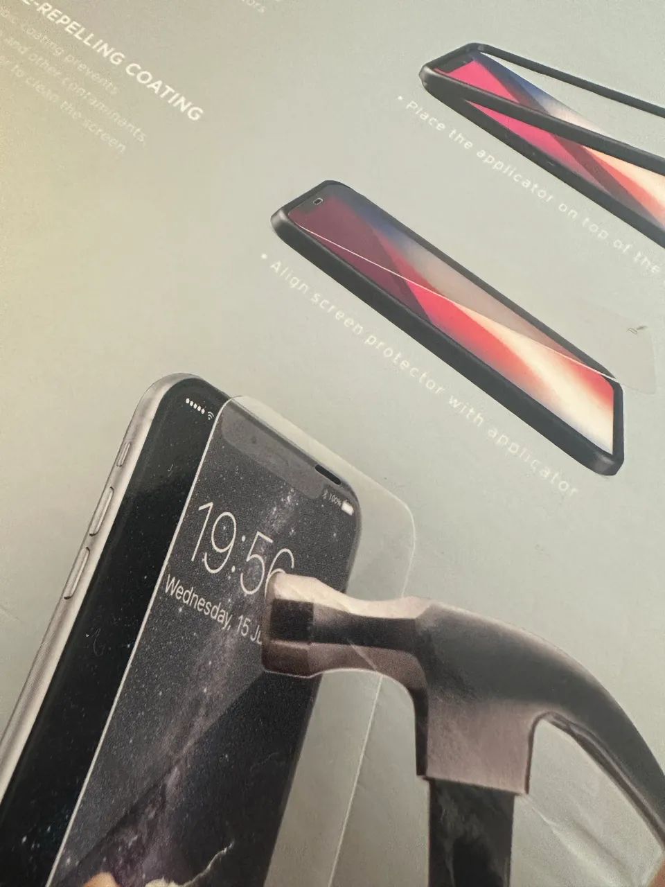 Película PREMIUM Iphone 11 e XR - pack com 2 - Foto 4