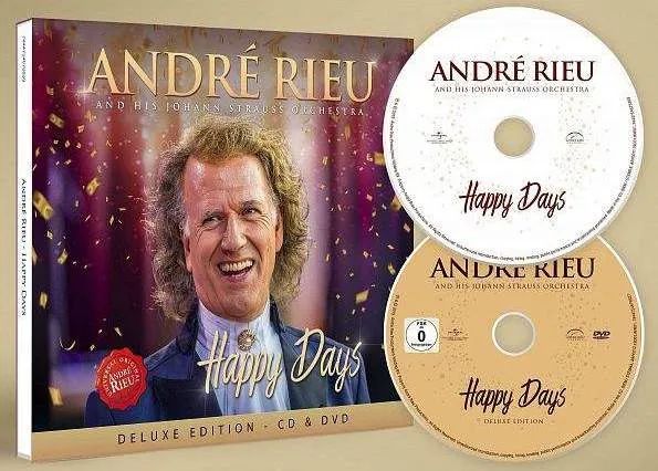 2 CDs Andre Rieu Amore e Happy Days mais DVD bônus lacrados - Foto 5