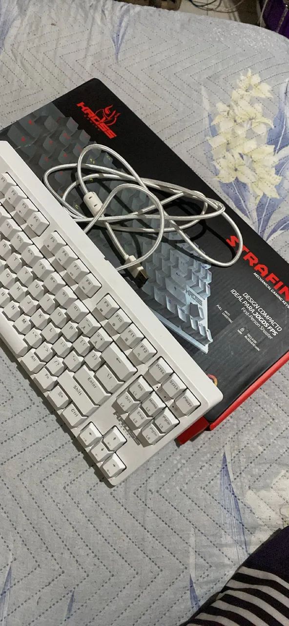 Teclado Mecânico Gamer Kross Ke-kg130 Ghosting Swith Azul