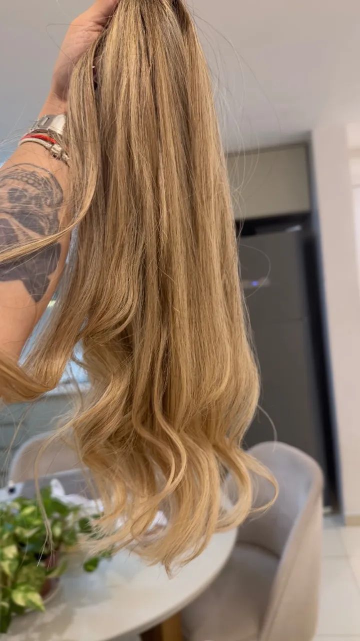 Cabelo humano 55cm com 130gr  -R$ - Foto 2