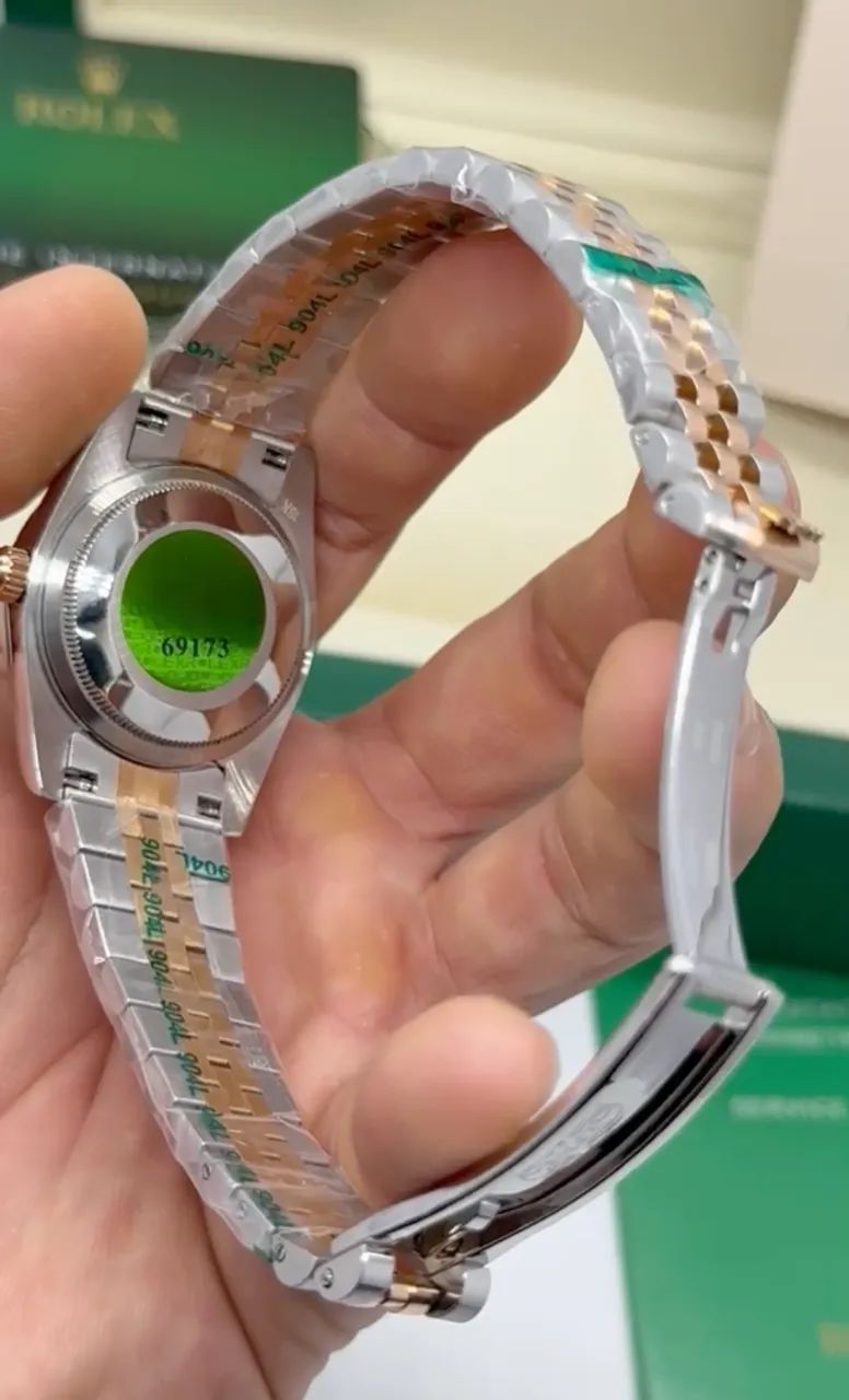 Kit 2 Rolex Femininos Datejust com Caixa Completa - Acessórios