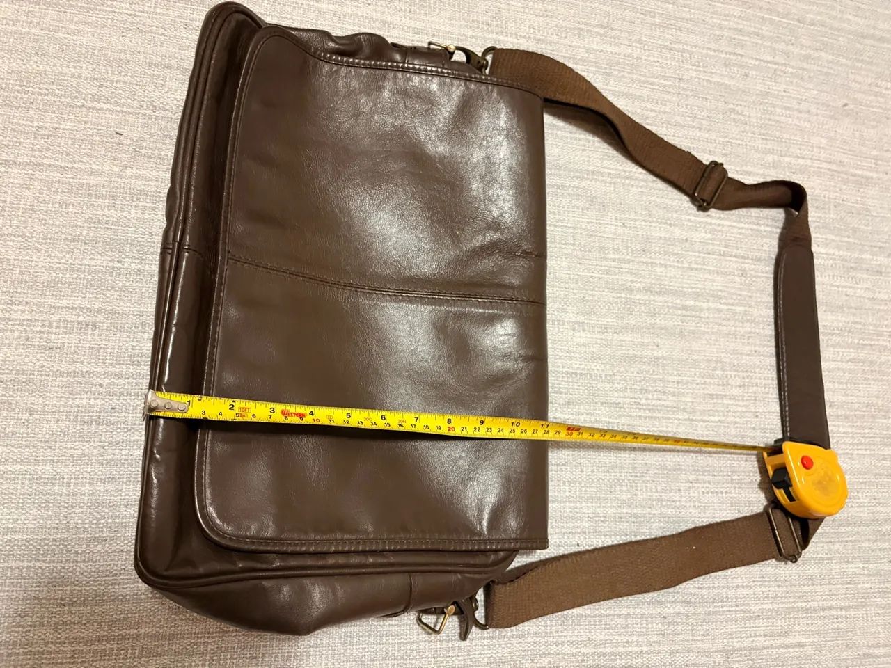 Bolsa de couro estilo carteiro - Foto 4