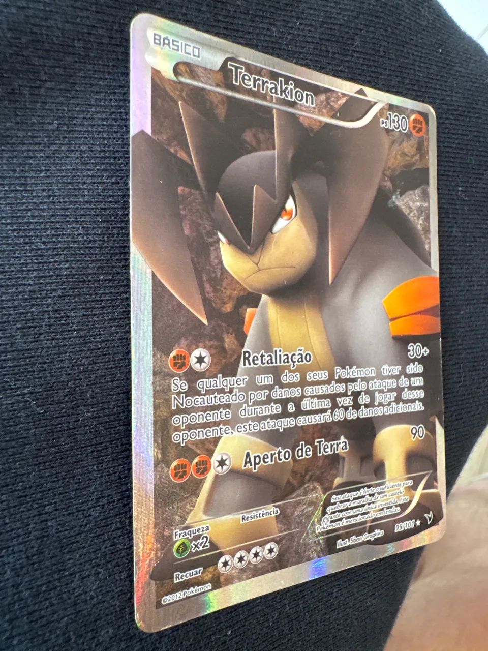 Carta Pokémon Terrakion 99/101  - Foto 3