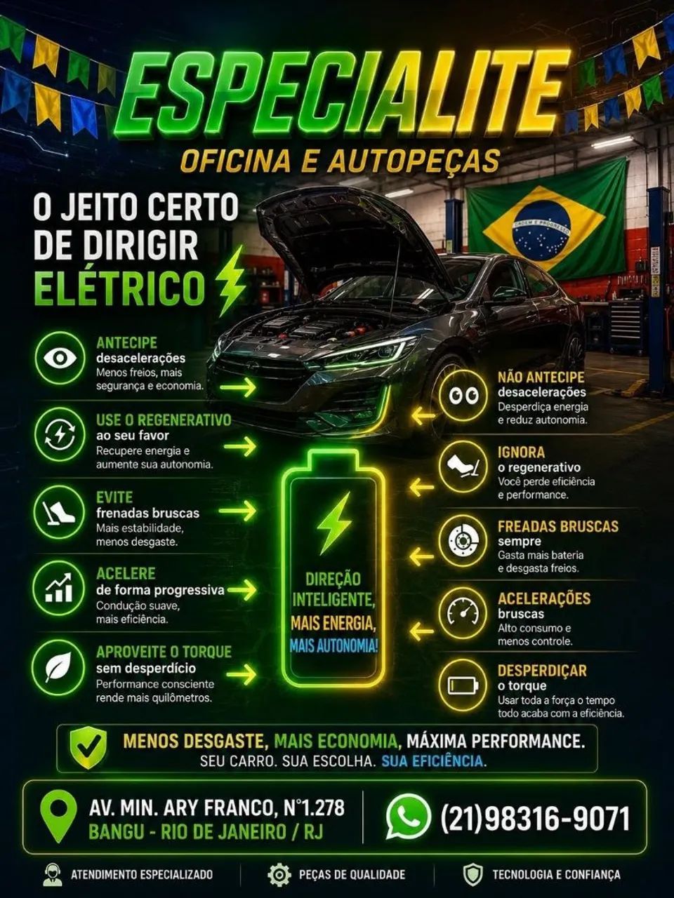 MANUTENÇÃO DE CARRO ELÉTRICO