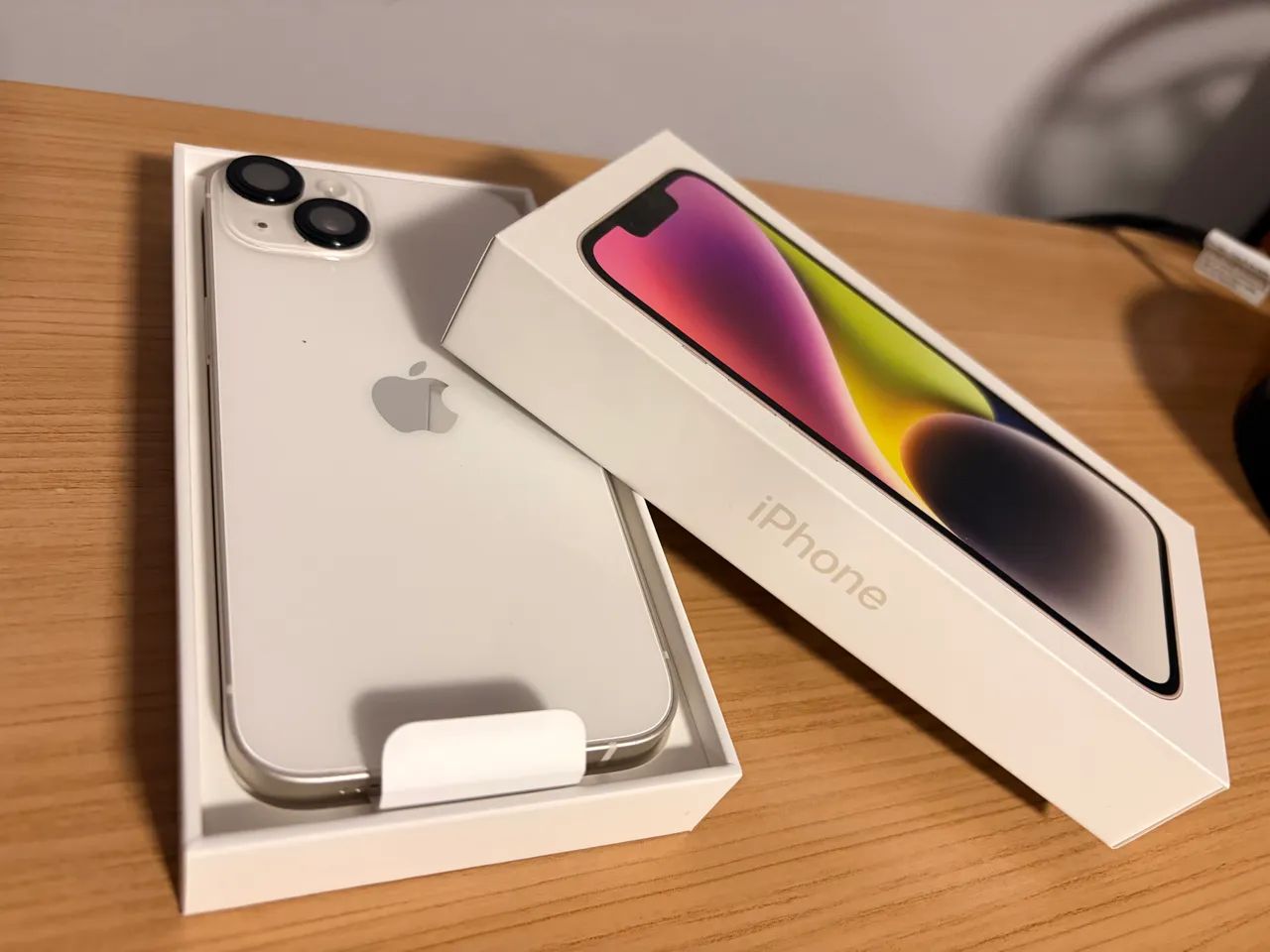 iPhone 14 branco 256g sem marca de uso  - Foto 2
