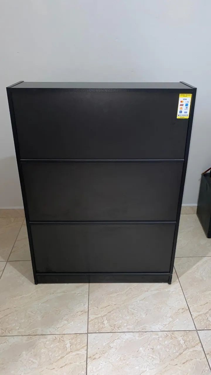 Balcão Caixa Preto MDF - Foto 4